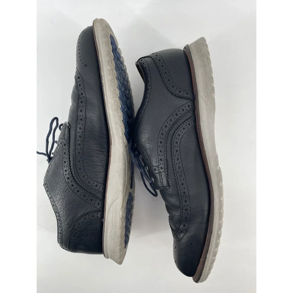 FootJoy‎ Wingtip Oxford Mens 10.5 Wide Black Pebbled Leather Brogue